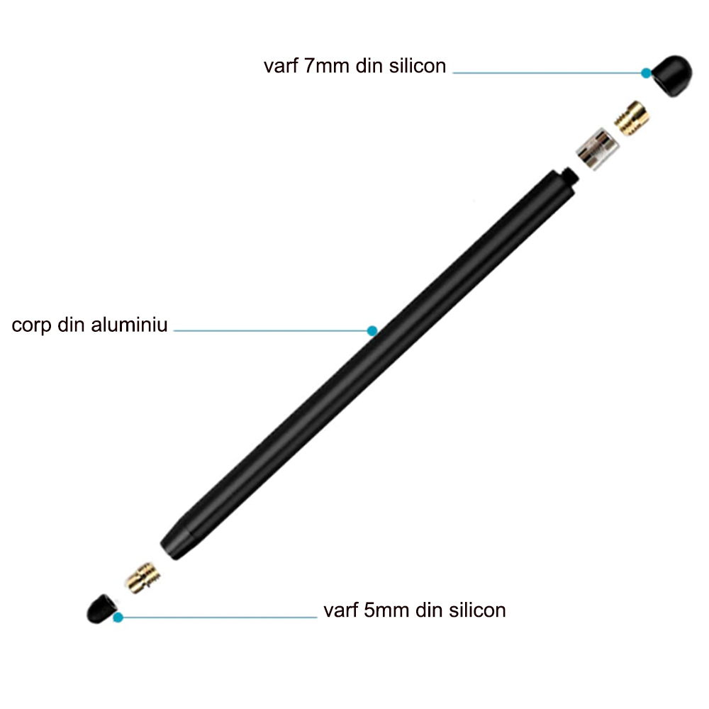 Techsuit (JC01) universal stylus pen - Black