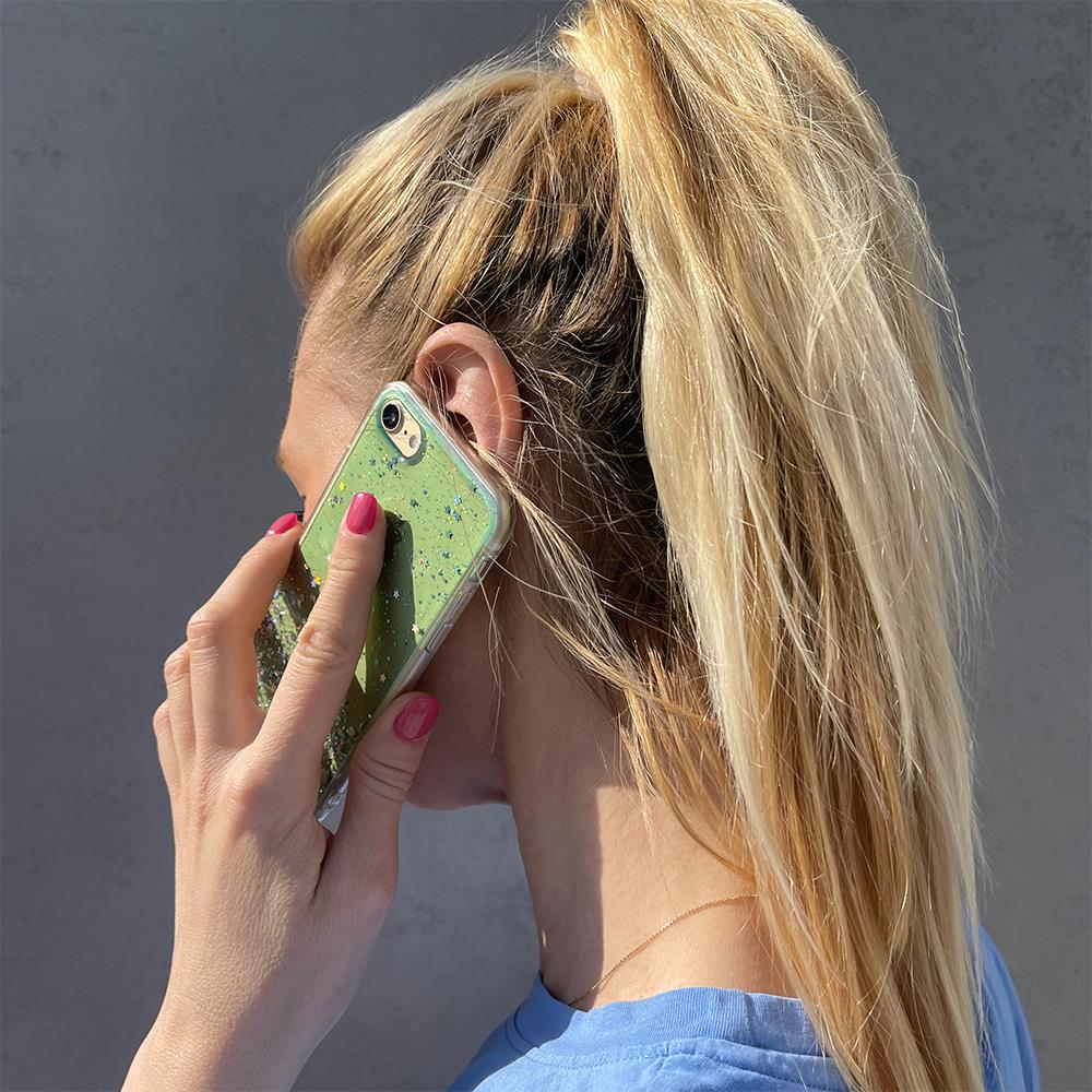 Wozinsky Star Glitter silicone case for Xiaomi Poco M3/Redmi 9T - Green