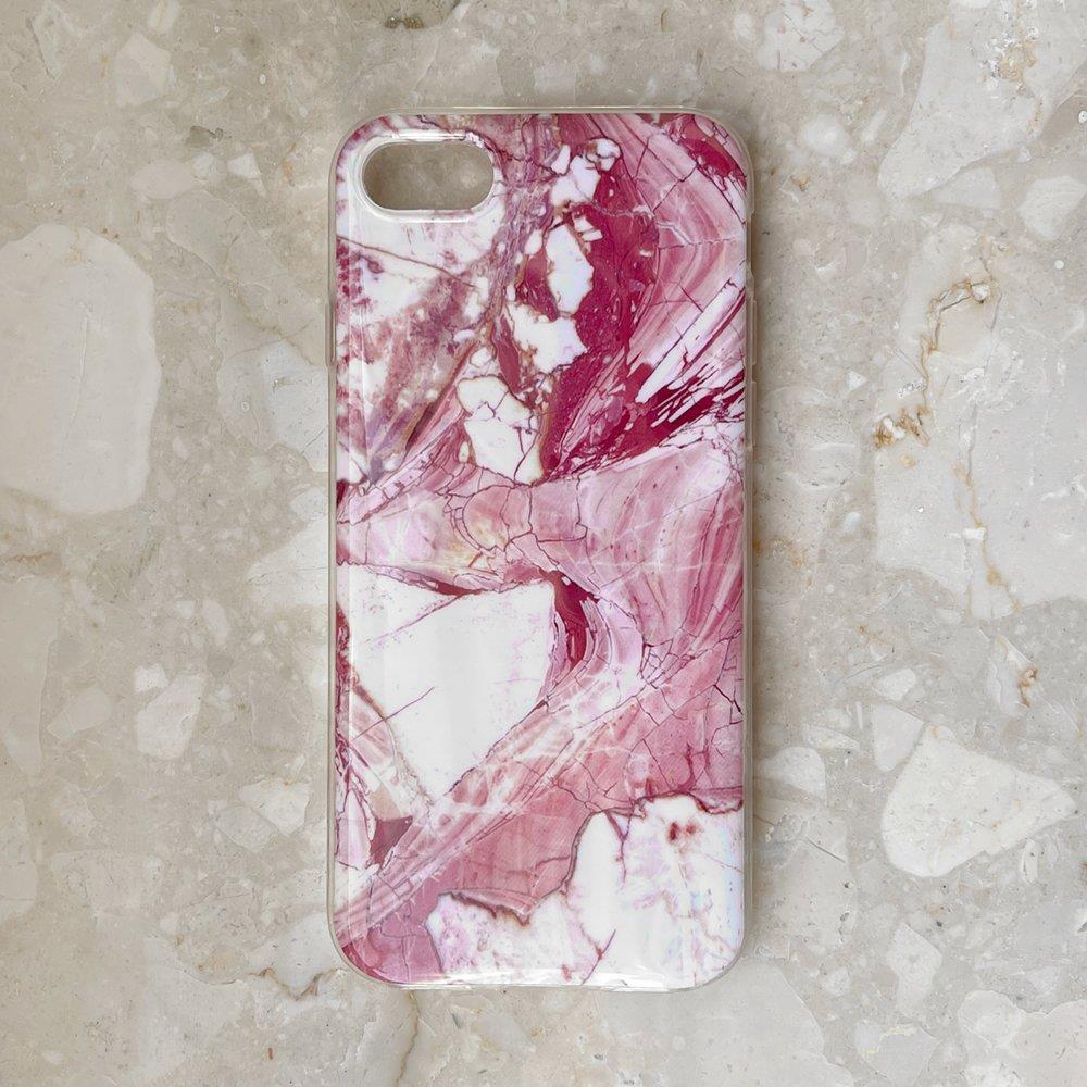 Wozinsky Marble silicone case for Xiaomi Poco M3/Redmi Note 9T - Pink