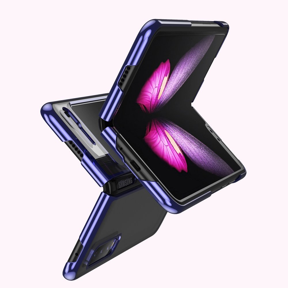 Plating Case Hard for Samsung Galaxy Fold - Black