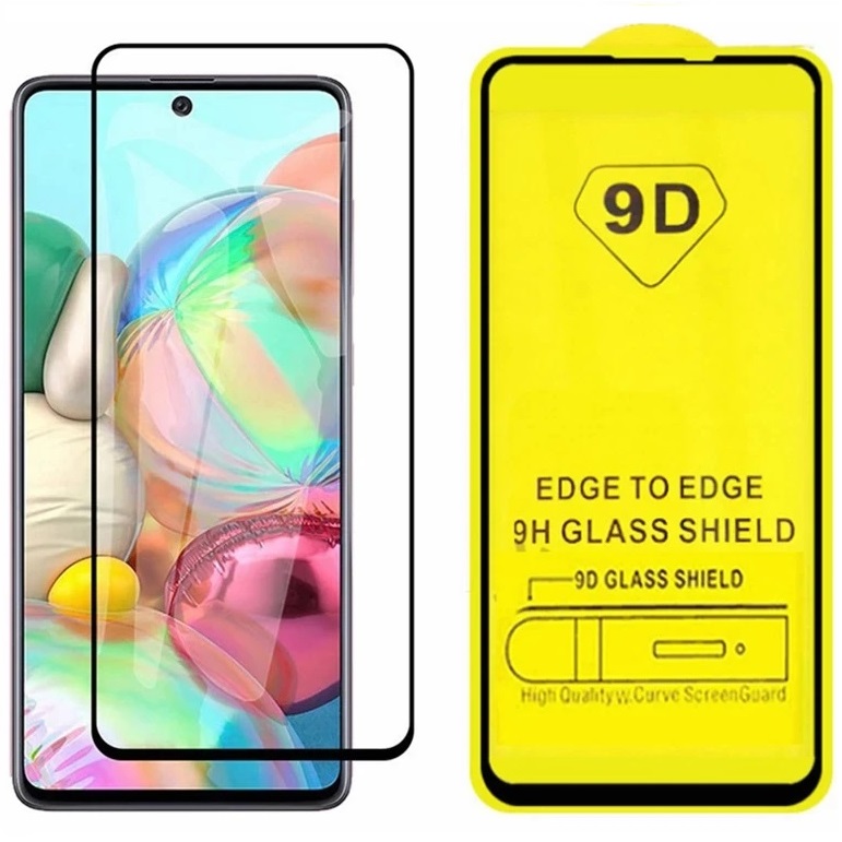 9D Fenix protective glass for Samsung Galaxy A70s - Black