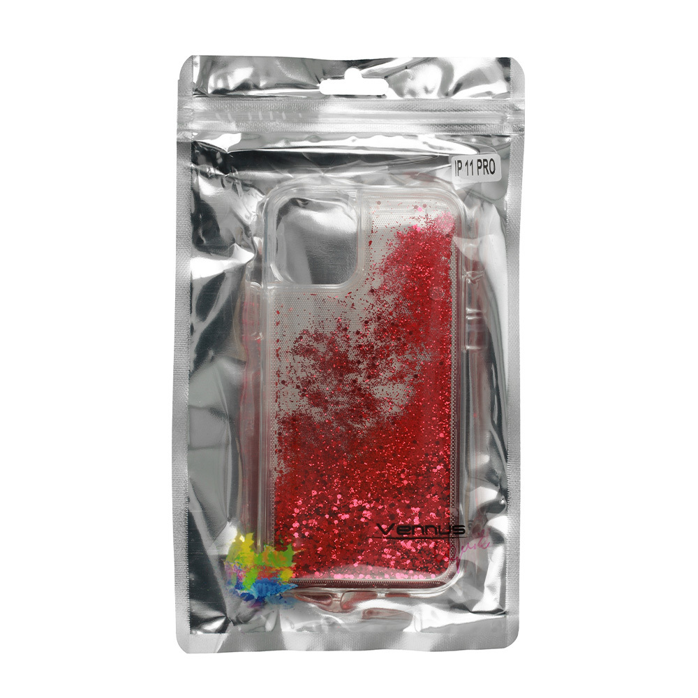 Case hourglass glitter for Samsung Galaxy A73 - Red