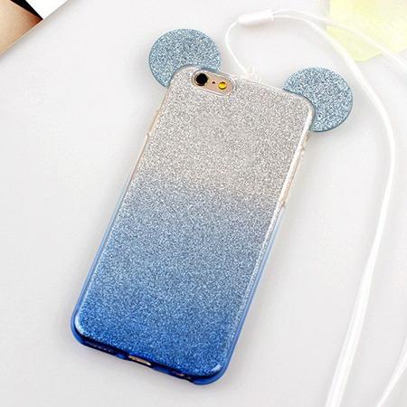 Mouse glitter case for Samsung Galaxy S9 Plus - Blue
