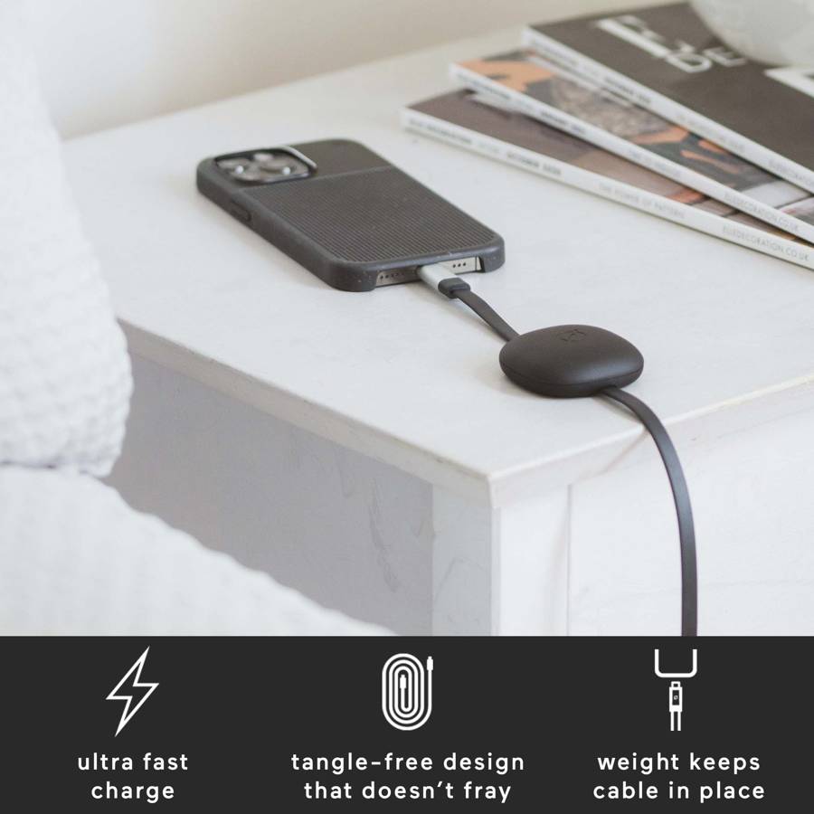 Fast Charging USB-C Cable - Autom Studios - 1.8m - Black