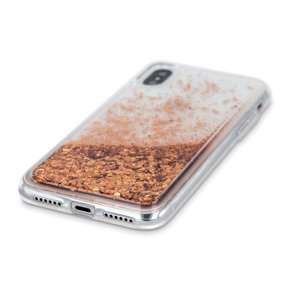 Case hourglass glitter for Huawei Y5P - Silver