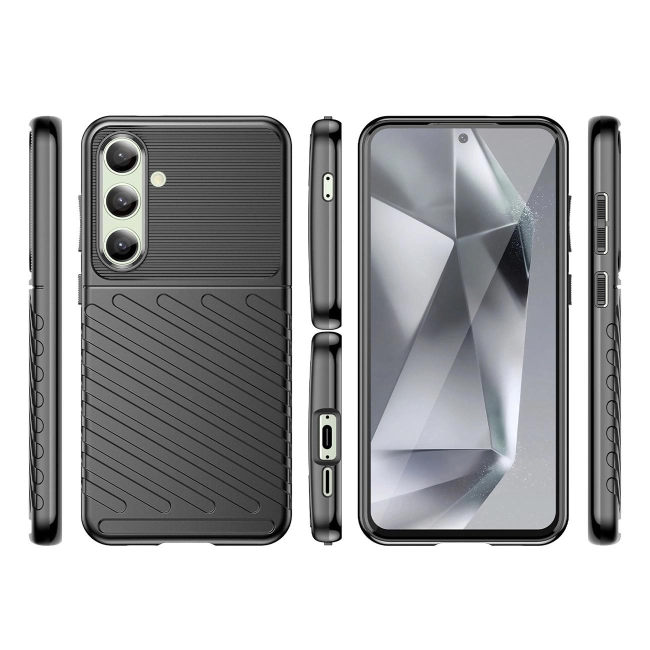 Thunder durable case for Samsung Galaxy S24 FE - Black