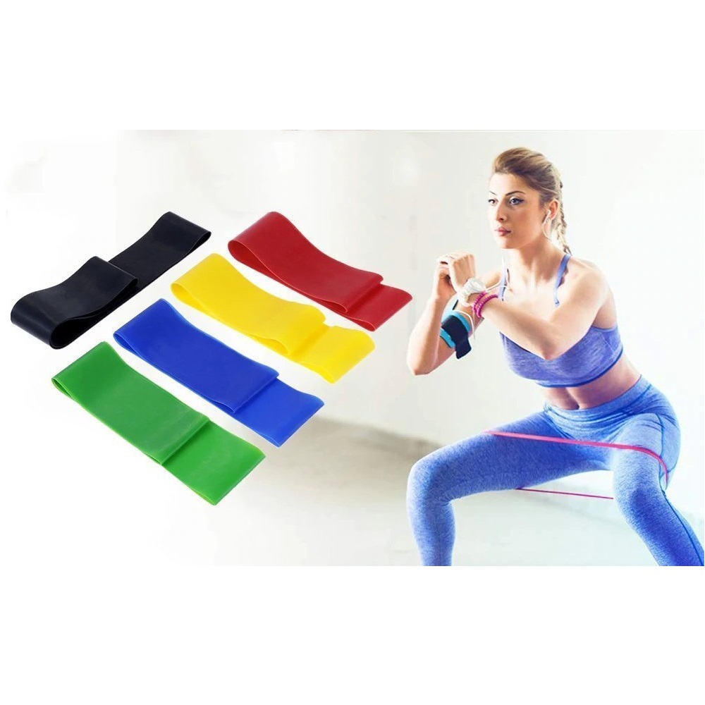 Wozinsky Resistance Band Set - 5pcs - Multicolor