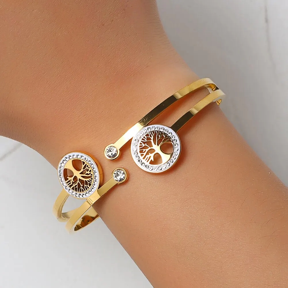 Bracelet TR-38868 - Gold / Pink