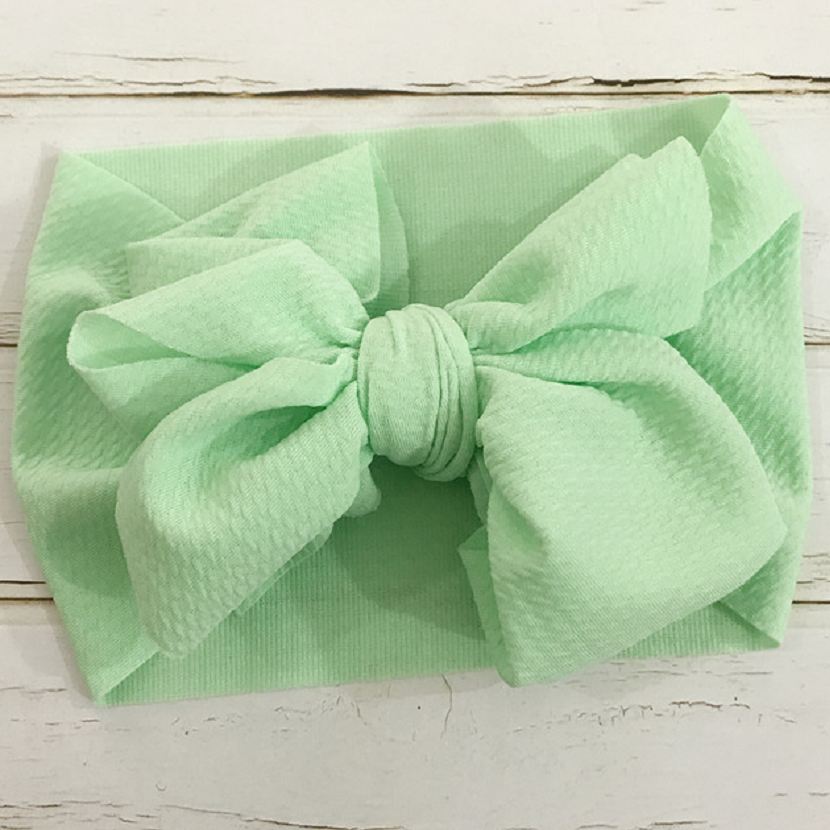 Children's headband Bow - Dark Pink