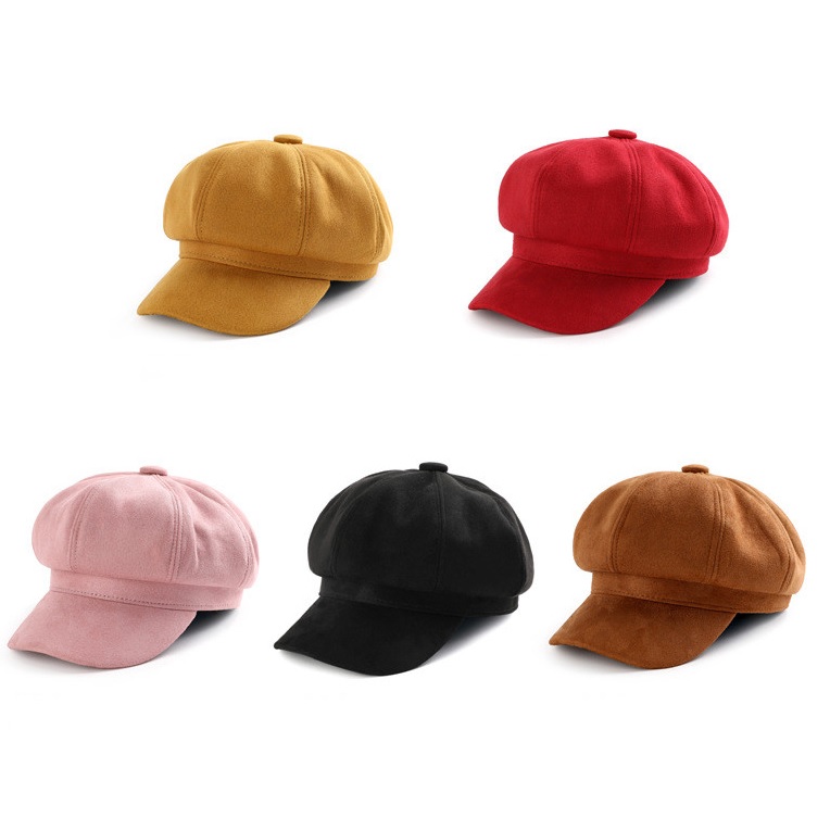 Women's beret LÍ-26002 - Light Brown