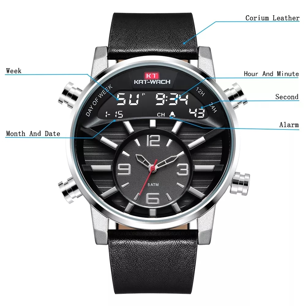 Watch KA-14337 - Gray