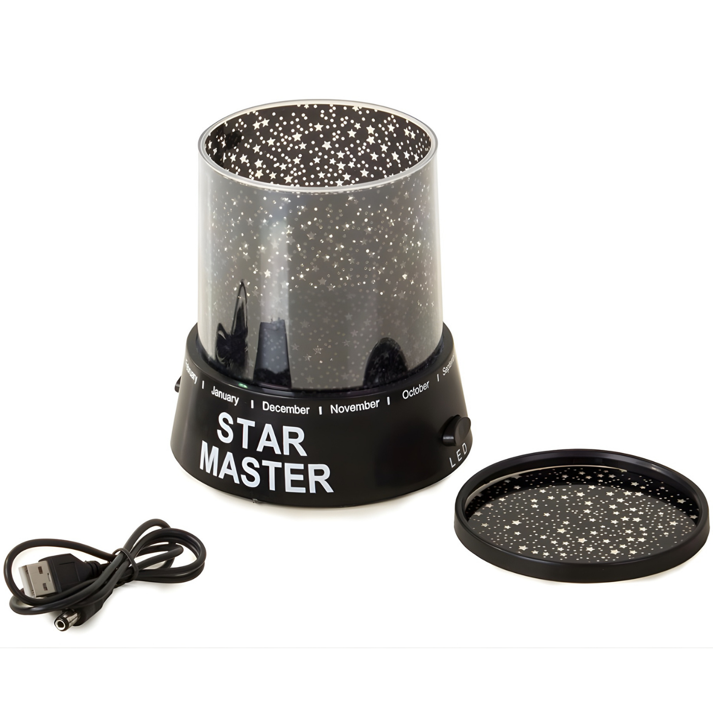 Star projector SM-39158 - Black