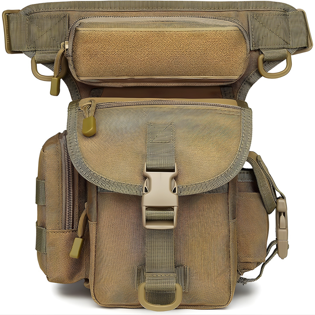 Tactical waist bag - Green / Brown