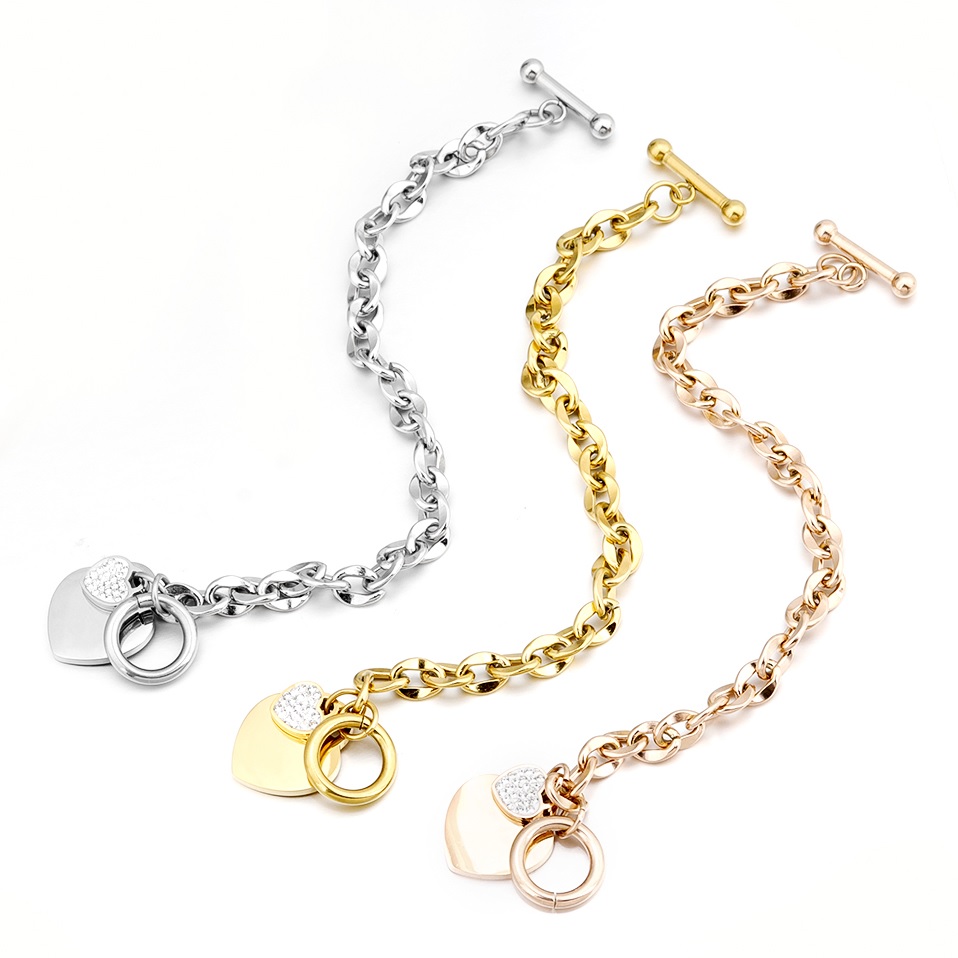 DH-17826 Bracelet - Gold/Pink