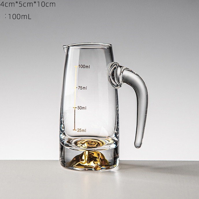 Crystal measuring jug - Gold / 300ml