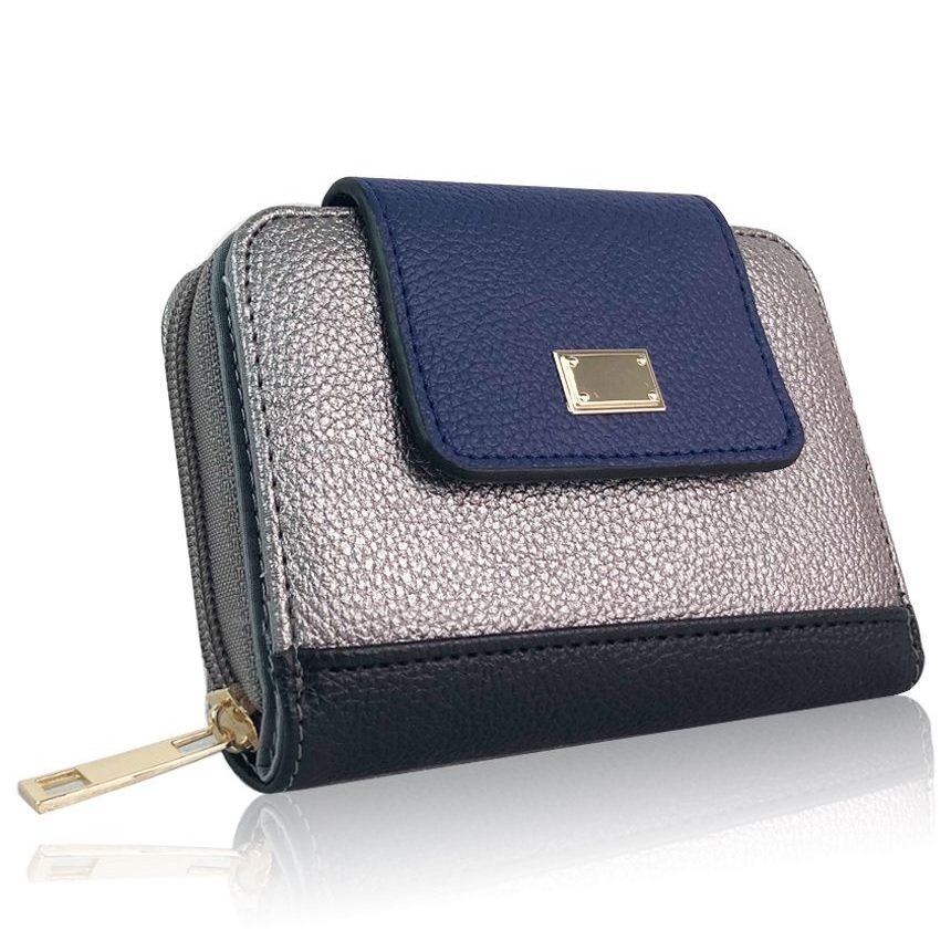 EM-11286 Wallet - Black / Gray / Blue