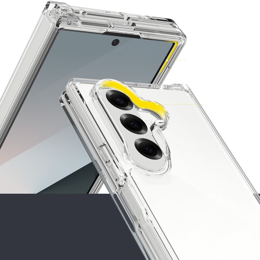 Tech-Protect FlexAir Hybrid case for Samsung Galaxy Z Fold 7 - Transparent