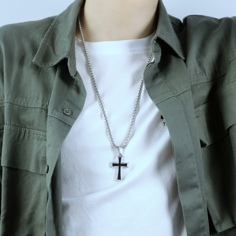 FI-22853 Necklace - Black/White