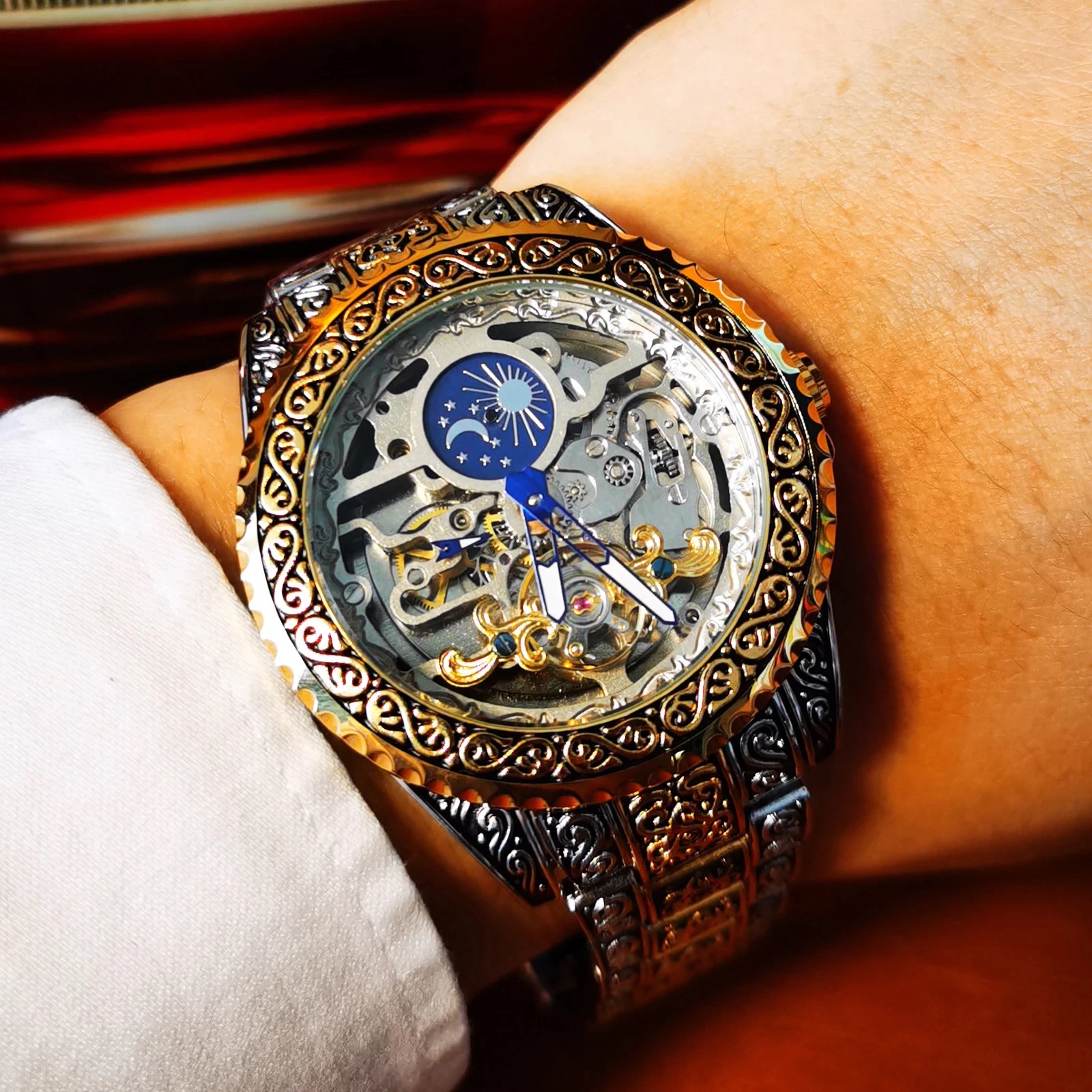 FORSINING MO-21618 Watch - Silver