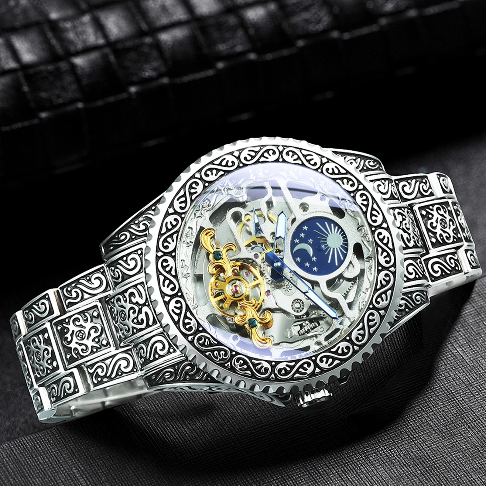 FORSINING MO-21618 Watch - Silver