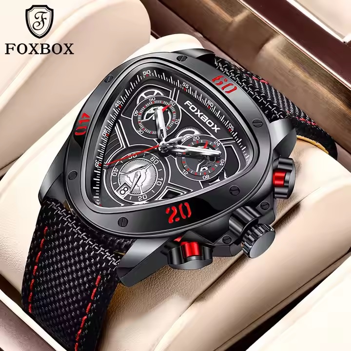 FOXBOX TR-34955 Watch - Black