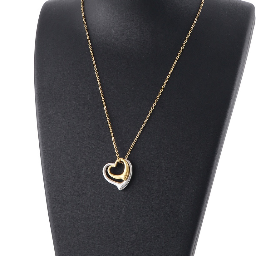 HE-20764 Necklace - Silver/Black