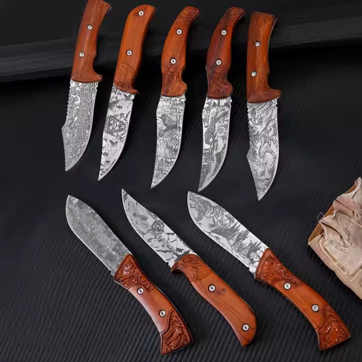 Outdoor Knife CO-37280 KC3209 - Brown / Owls