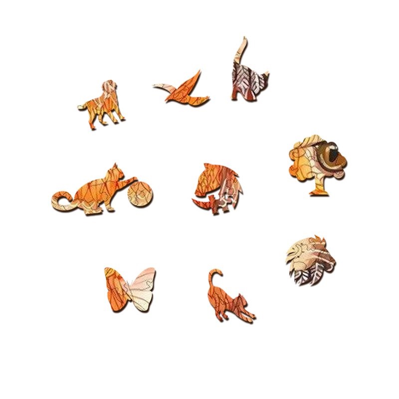 Wooden puzzle - Katze/L