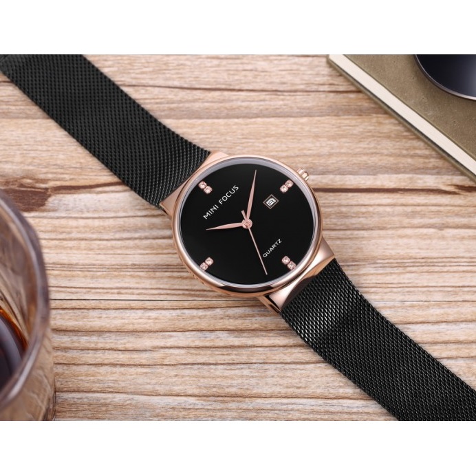 Mini Focus RO-23919 Watch - Blue / Rose Gold