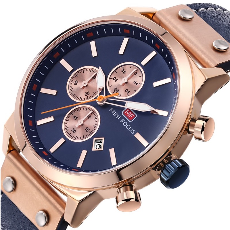 Mini Focus TO-23853 Watch - Black / Silver