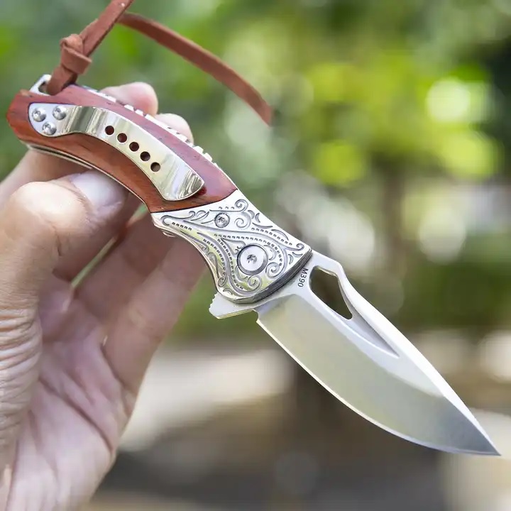 Hunting Folding Knife HARAHU MO-29043 - Brown