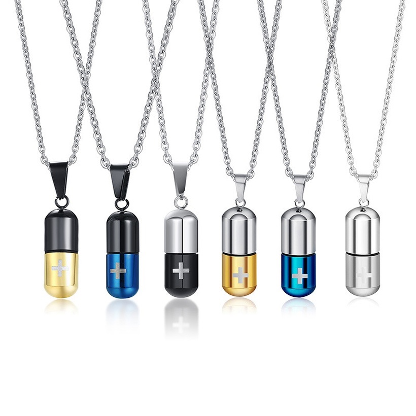 PI-22811 Necklace - Black/Blue