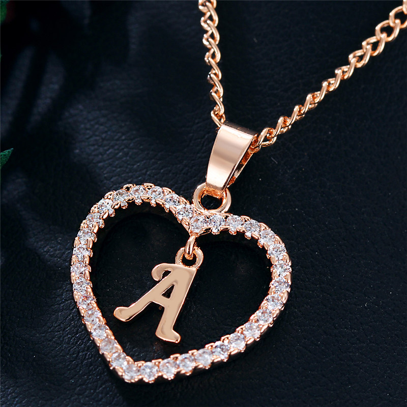 Letter Necklace - P/Silver