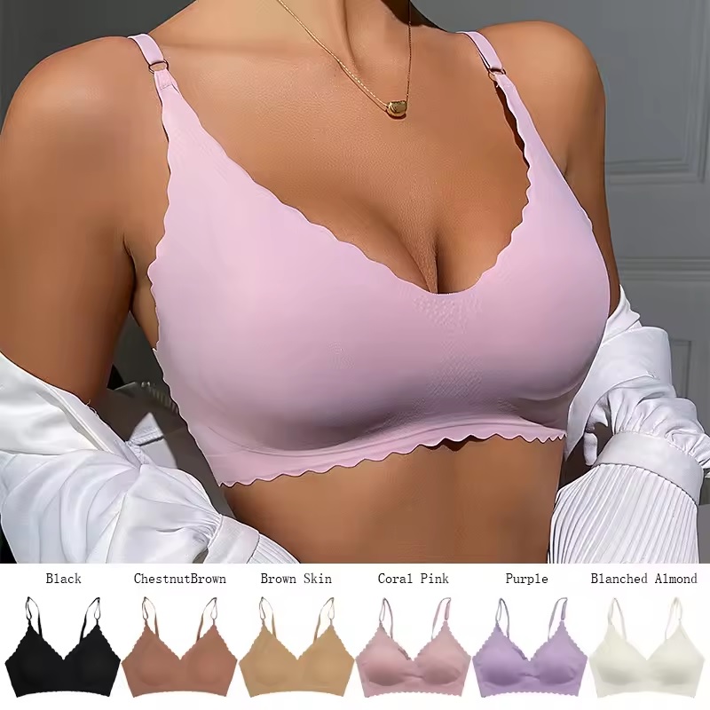 EL-30861 seamless bra - White/L