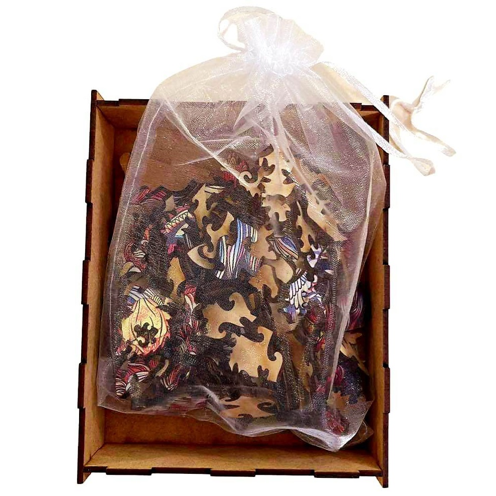 Wooden puzzle - Tiger/L