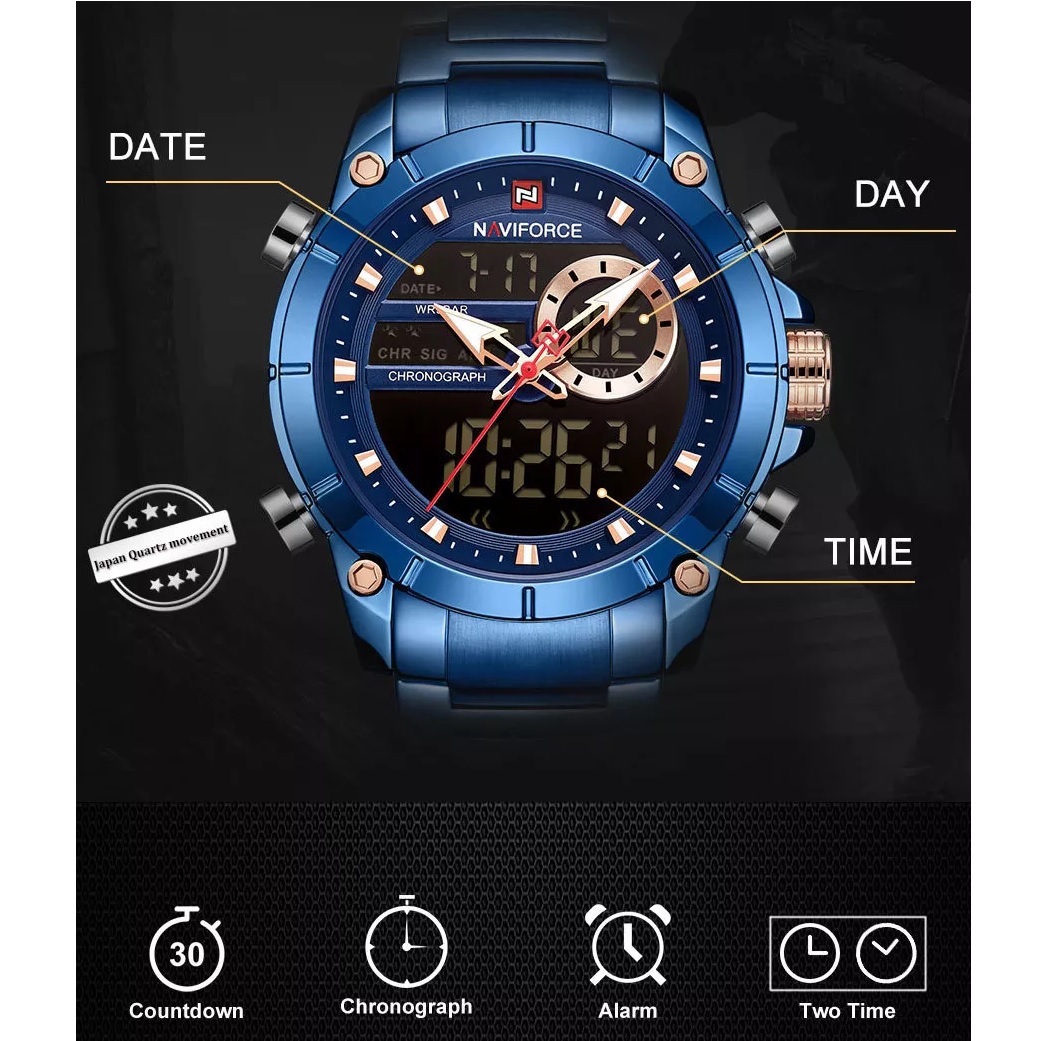 NAVIFORCE SC-14613 Watch - Silver