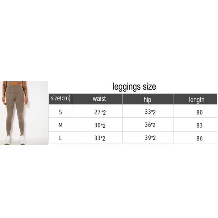 SH-24698 Leggings - Brown/L