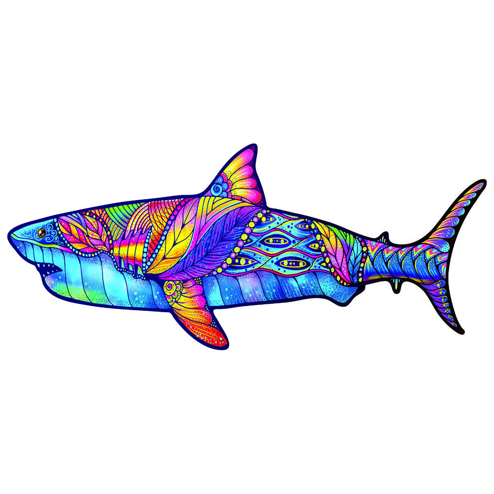 Wooden puzzle - Shark/L