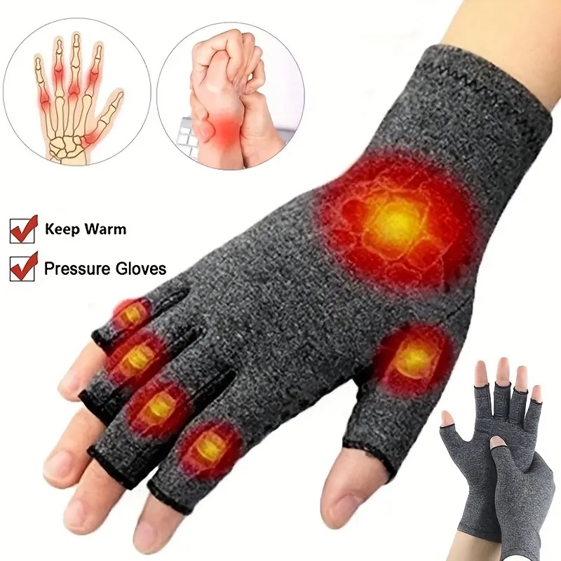 Fingerless gloves SI-30554 - Grey/S