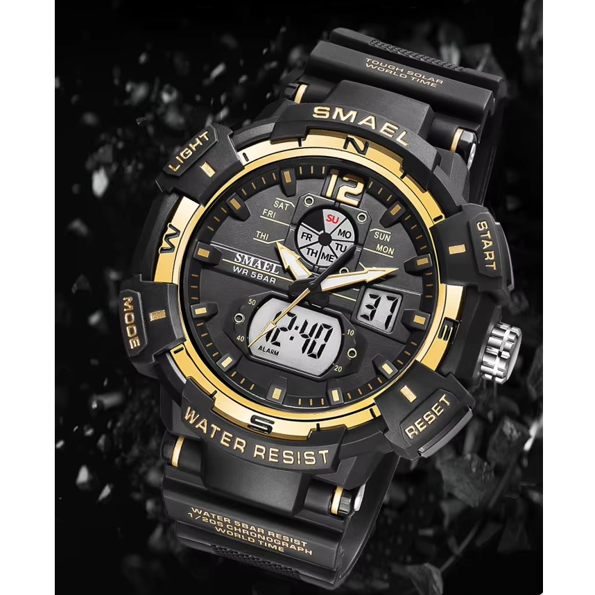 SMAEL DA-29416 Watch - Black / White