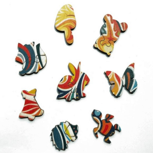 Wooden puzzle - Squirrel/M