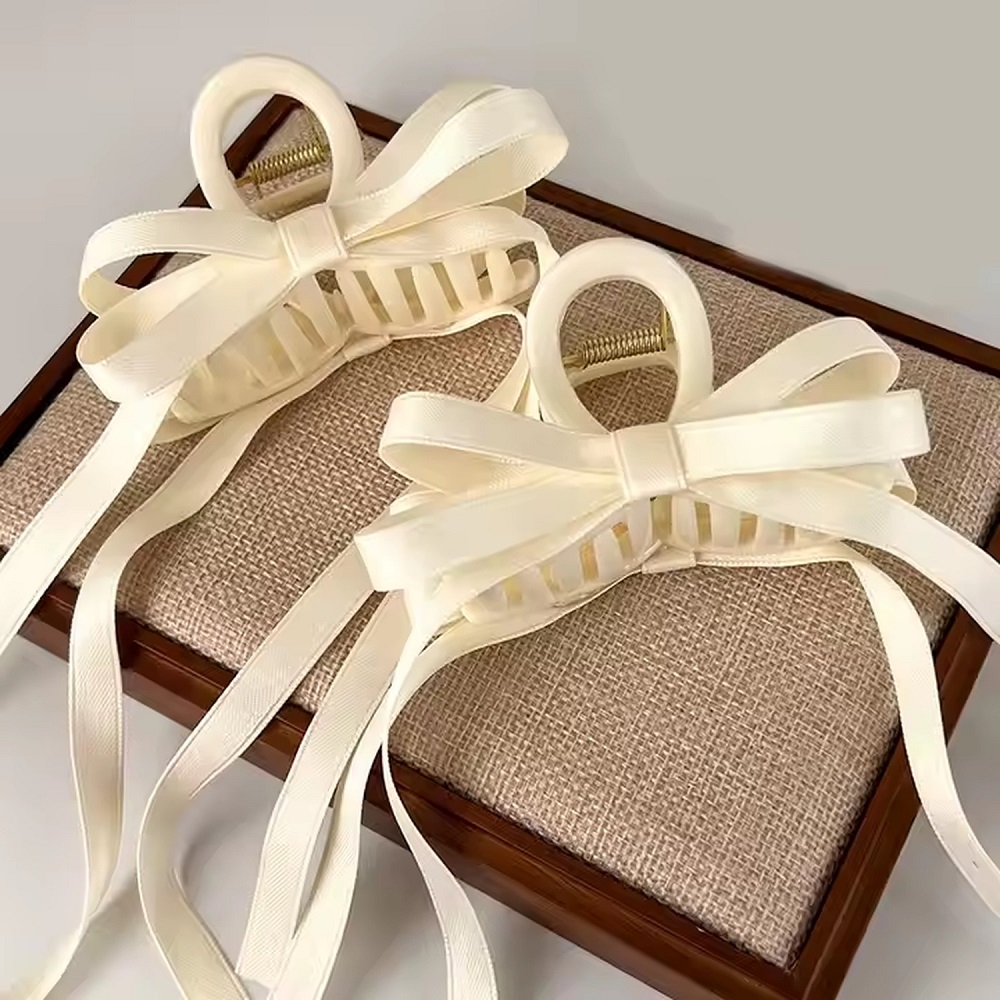 Bow Hair Clip - Black