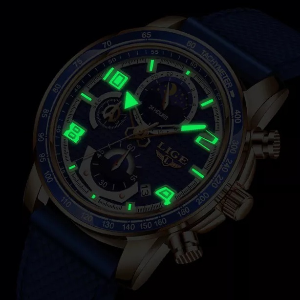 LIGE TA-14657 Watch - Black