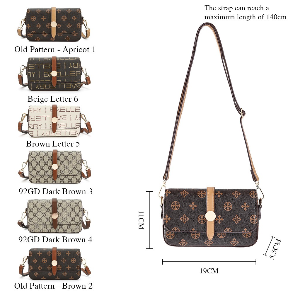 Baellerry UR-36045 Handbag - Dark Brown 3