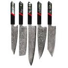 Set of 5 pcs / Black / Red