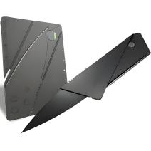 Survival card with Knife CR-39382 - Black