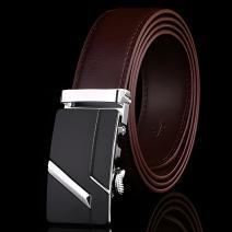 BO-4023 Belt - Brown/Silver