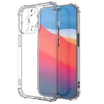 Silicone case with reinforced edges for Apple iPhone 14 Plus - Transparent