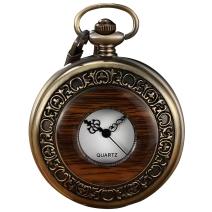 AN-32711 Pocket watch - Gold/Brown