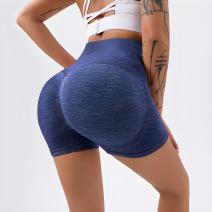 Short Push Up Leggings - Blue / L